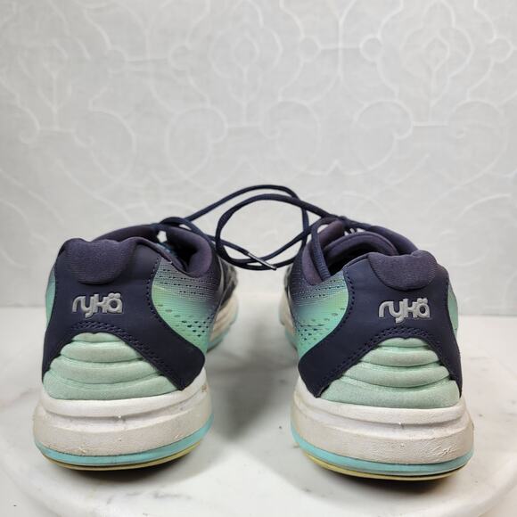 Ryka Devotion Plus 2 Womens Sneakers 11 Blue Lace Up Athletic Running Walking - Picture 2 of 13